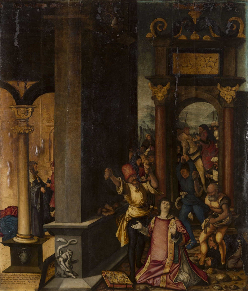 Saint Stefani Stening - Hans Baldung Grien
