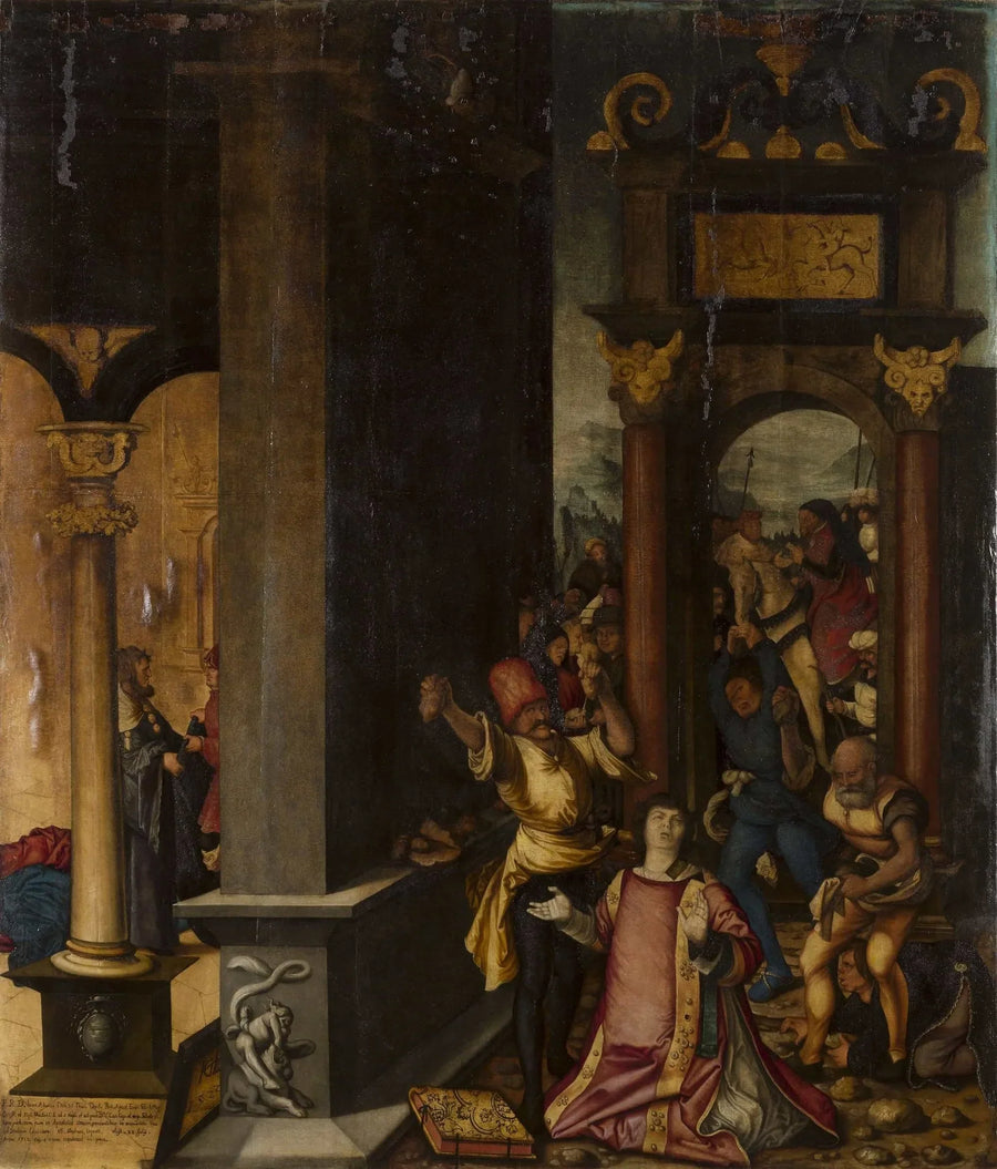 Saint Stefani Stening - Hans Baldung Grien