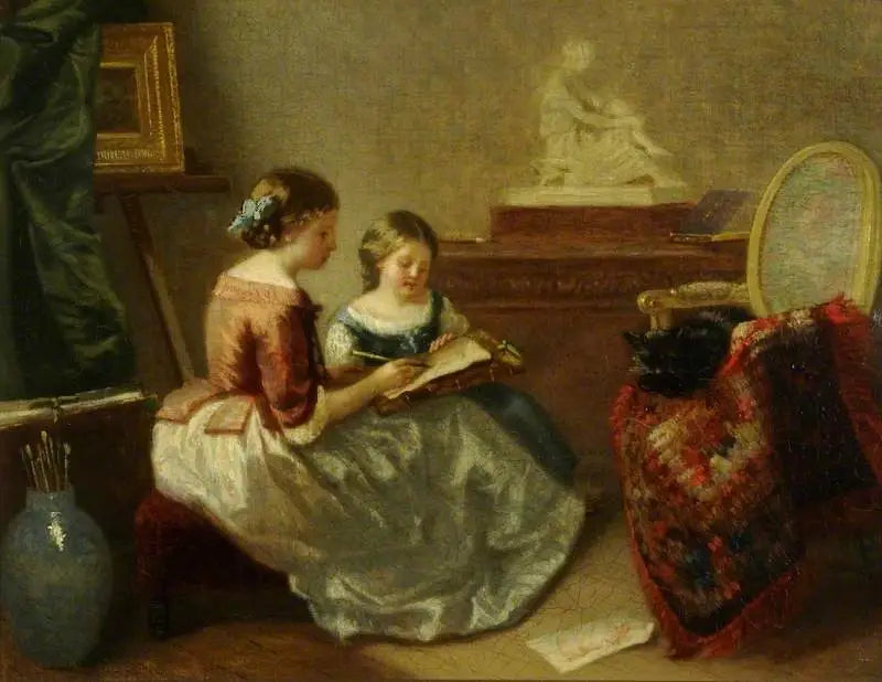 Tegneundervisningen - Jean-Honoré Fragonard