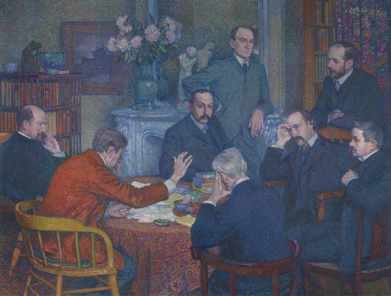 Émile Verhaeren læsning - Théodore van Rysselberghe