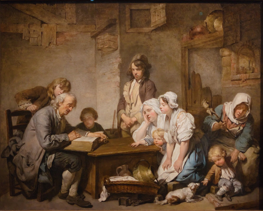 Bibellæsning - Jean-Baptiste Greuze