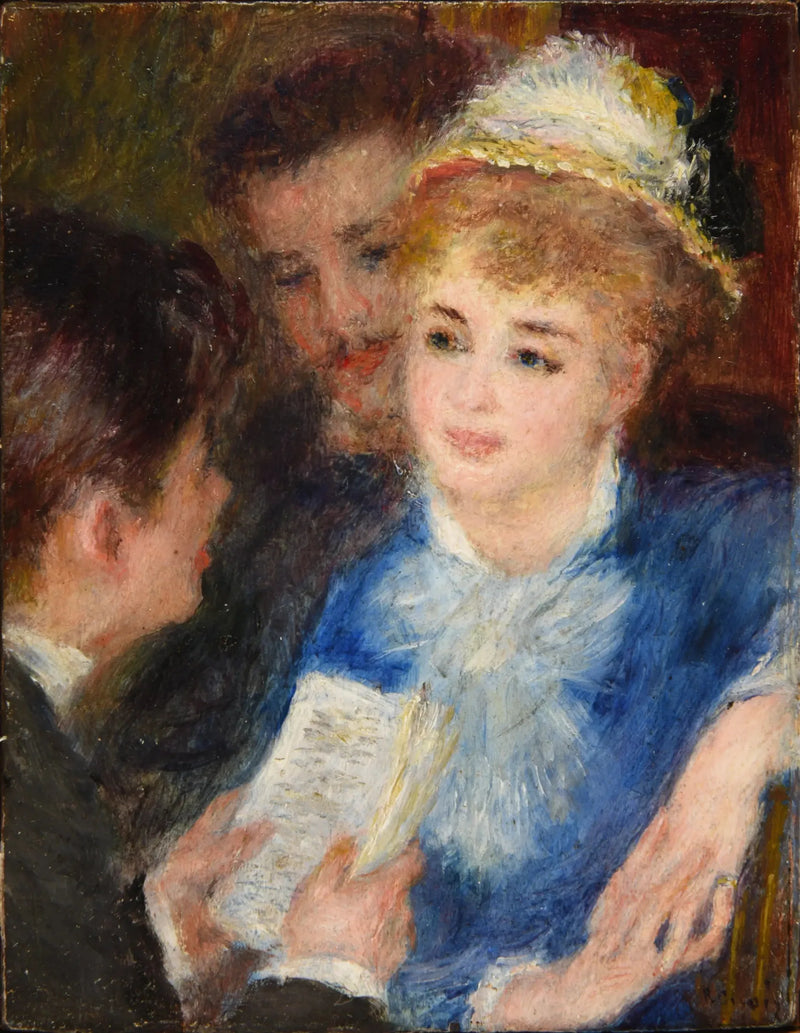 Rollen læses - Pierre-Auguste Renoir