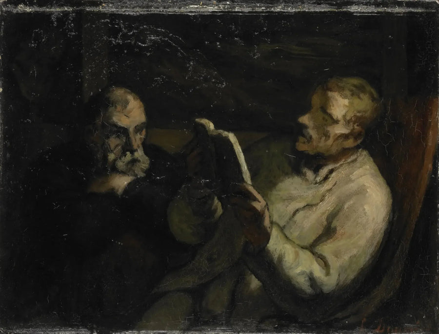Læsning - Honoré Daumier