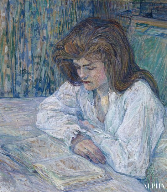 La Liseuse - Toulouse Lautrec - Reproductions de tableaux et peintures haut de gamme