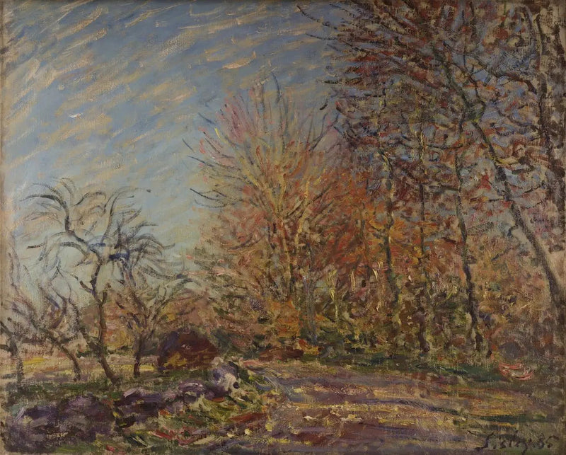 Skovbrynet ved Fontainebleau - Alfred Sisley