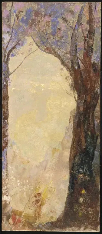 Jakobs kamp med englen - Odilon Redon