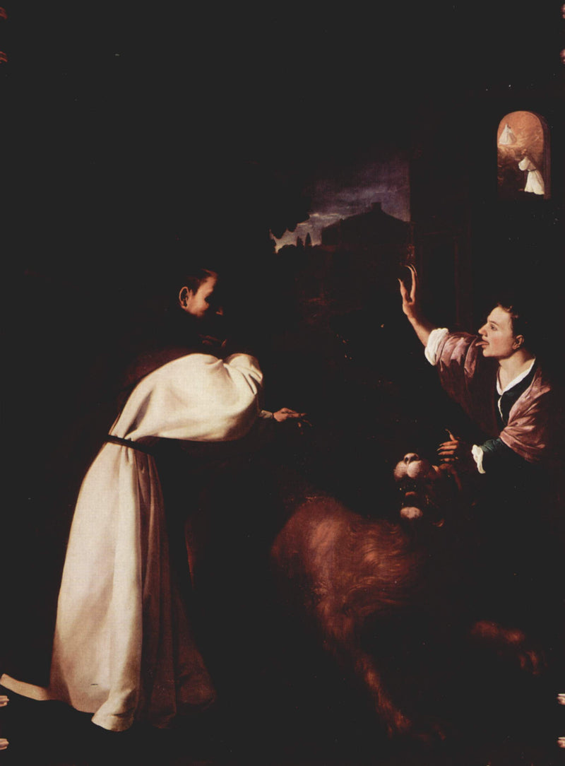 Bror Diego de Orgazs kamp mod dæmonerne - Francisco de Zurbarán