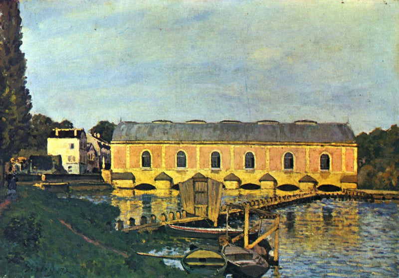 Marly Maskinen - Alfred Sisley