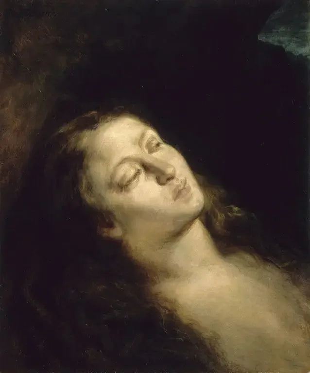 Madonnen i ørkenen - Eugène Delacroix