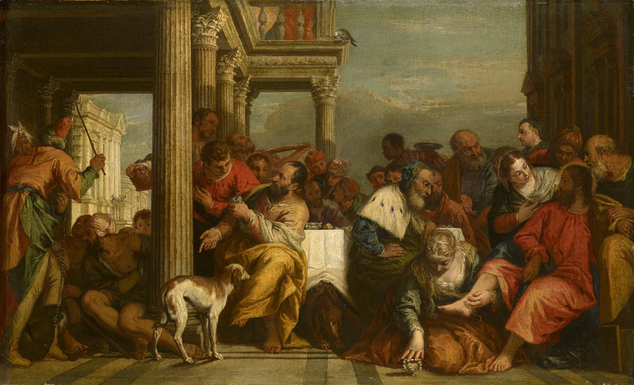 Den Madeleine, der salver Jesu fødder - Sebastiano Ricci