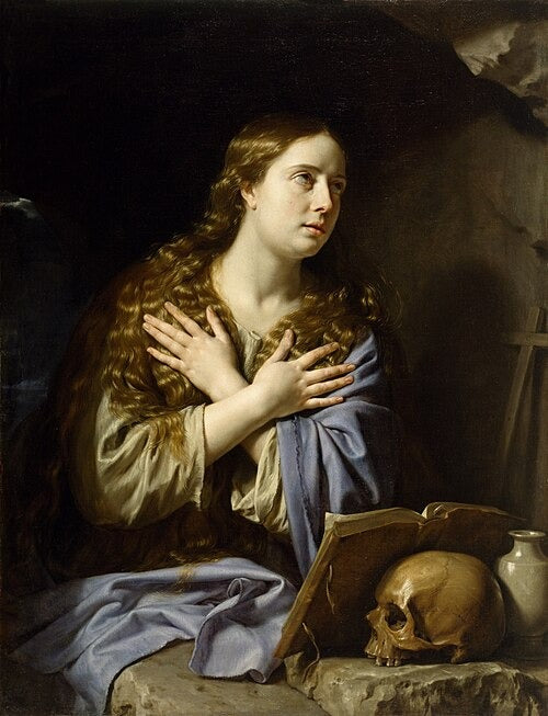 Den fortrydende Madeleine - Philippe de Champaigne