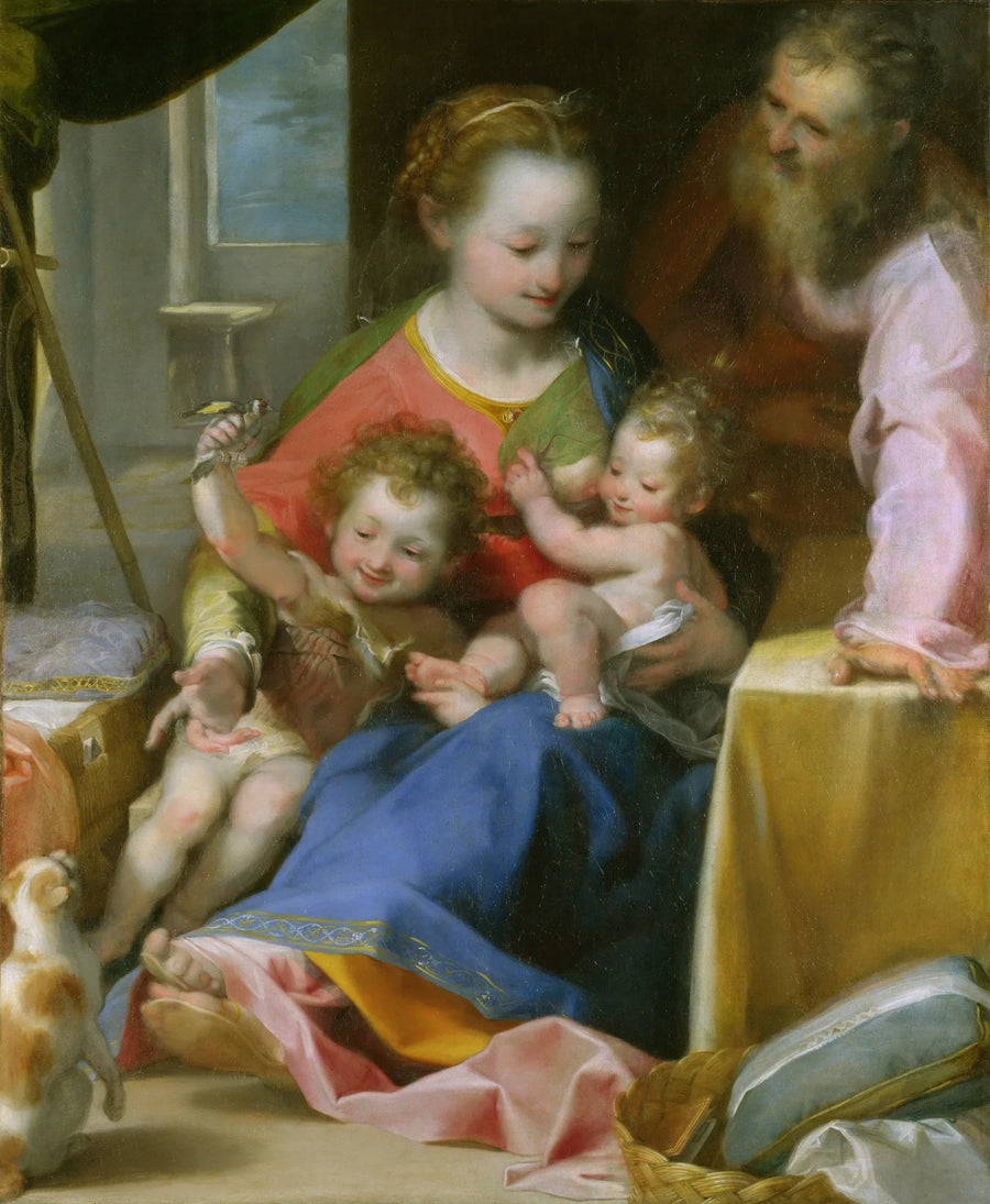 Madonnaen med katten (Baroccio) - Federico Barroci