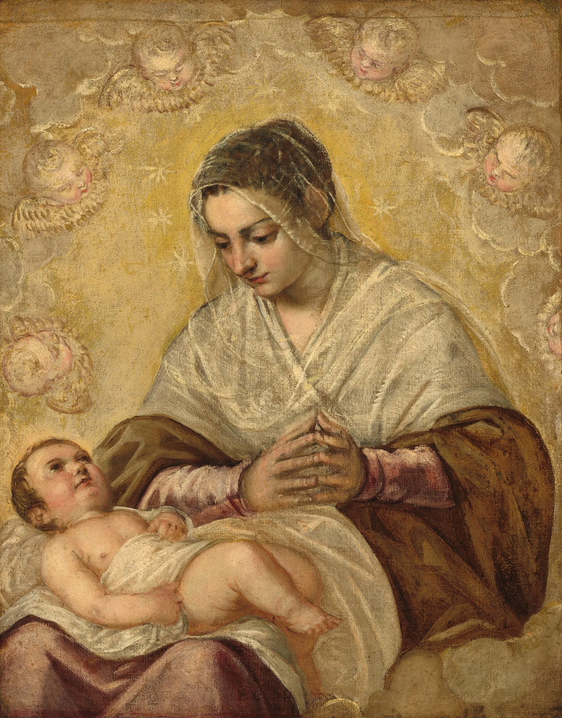 Madonnaen med stjernerne - Jacopo Tintoretto