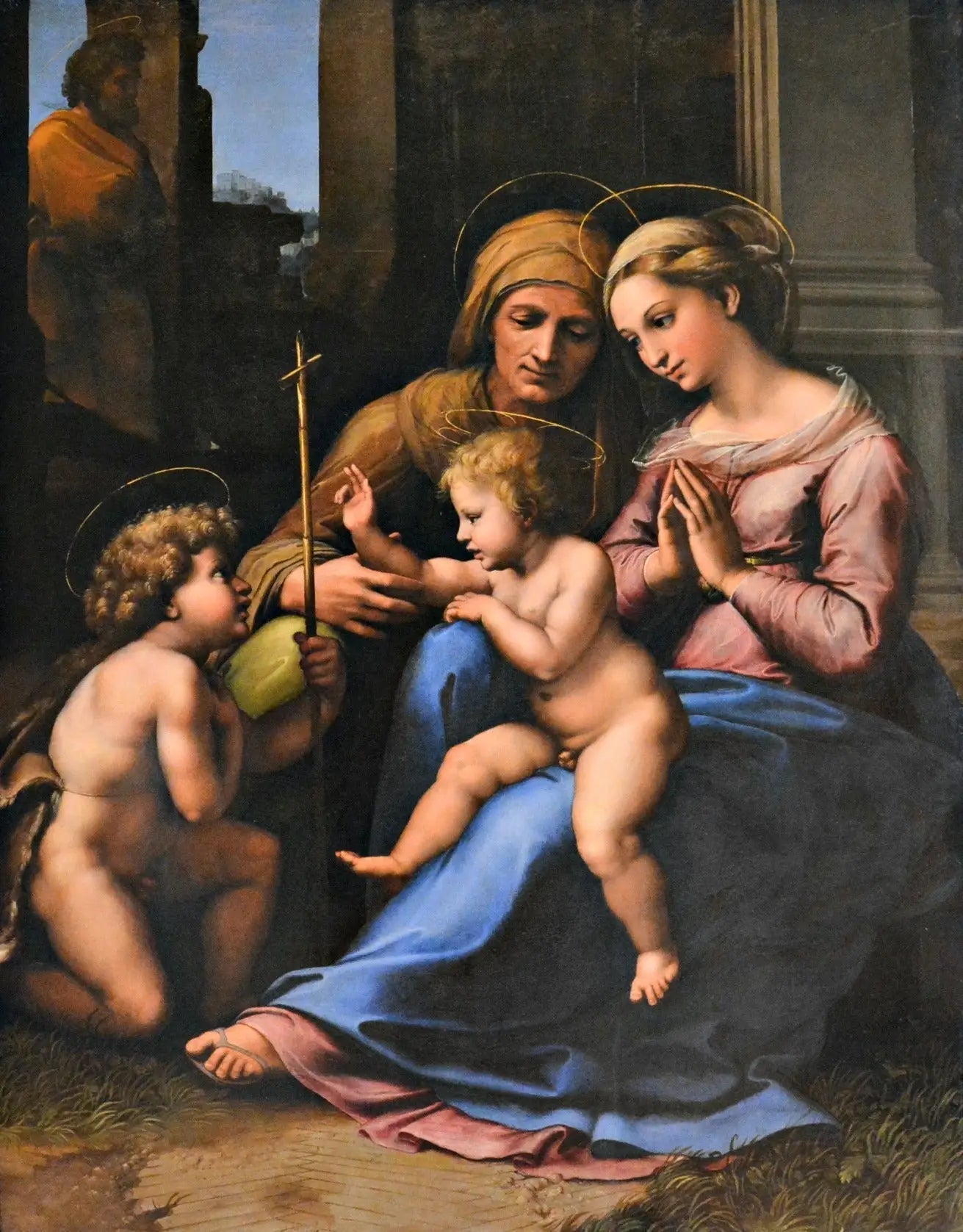 La Madone de l'Amour divin - Raphaël Sanzio image 1 reproduction artisanale de tableau