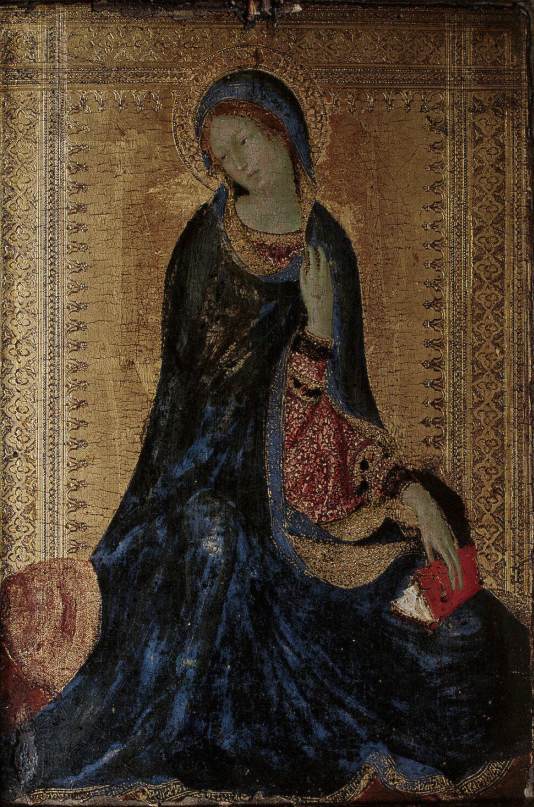 Den Madonna af Annunciationscenen - Simone Martini