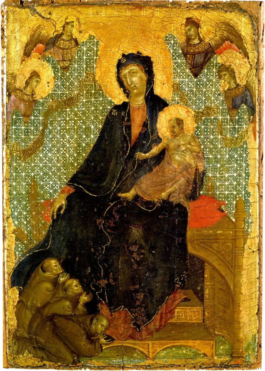 Den franciskanske madonna - Duccio di Buoninsegna