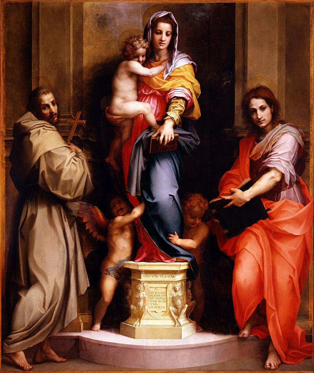La Madone des Harpies - Andrea del Sarto image 1 tableau peint à l’huile sur toile
