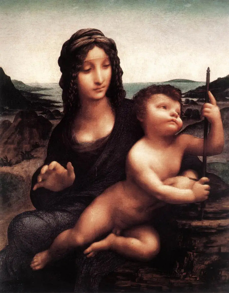 Madonnaen af Bobineur - Leonardo da Vinci