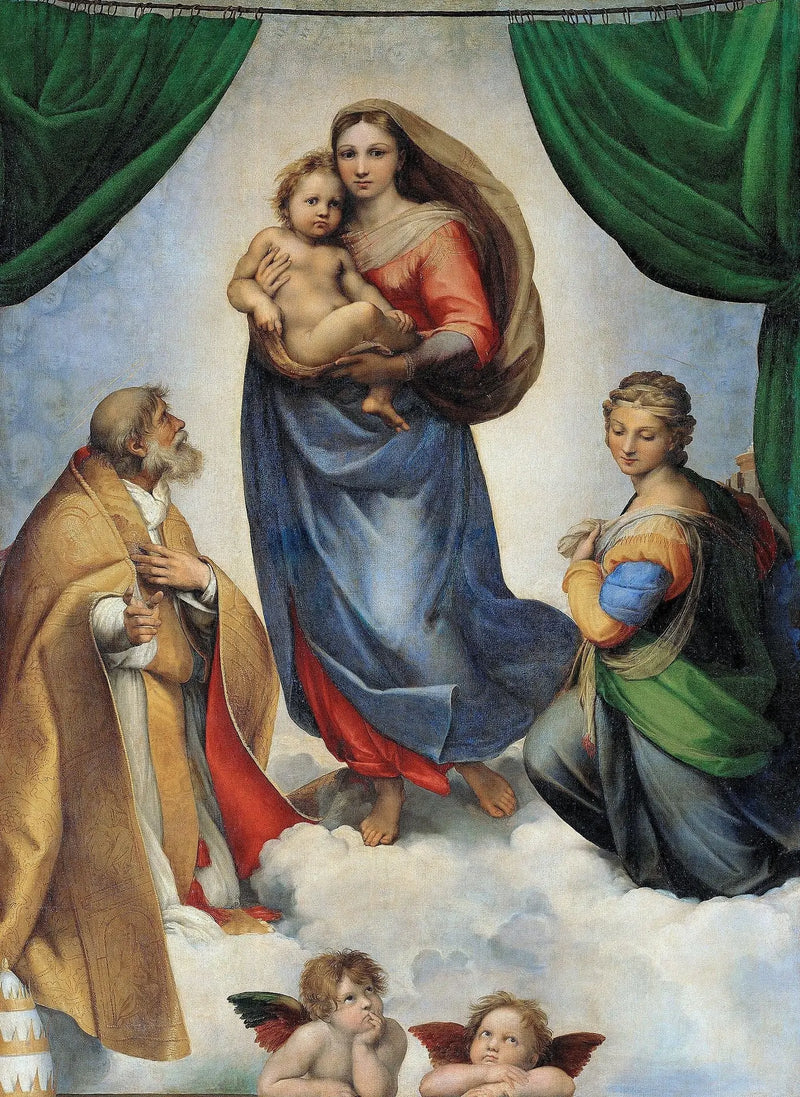 Den Sixtinske Madonna - Raphael Sanzio