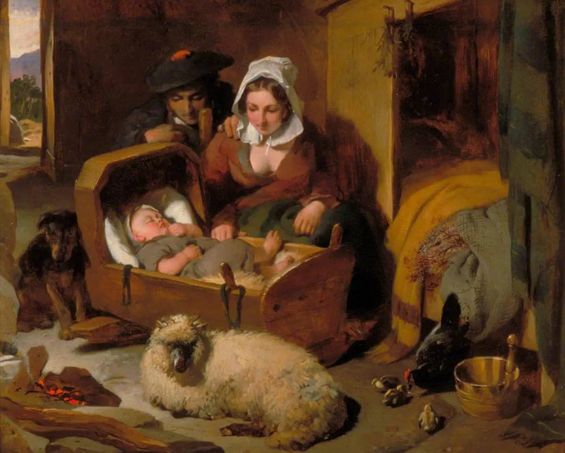 Highland hyrdehus - Edwin Henry Landseer