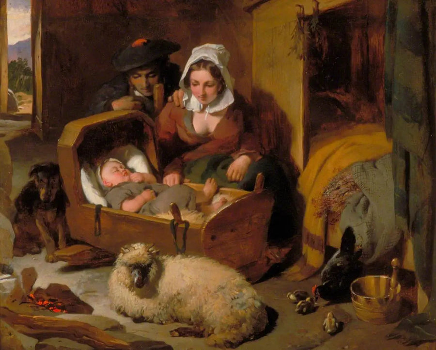 Highland hyrdehus - Edwin Henry Landseer