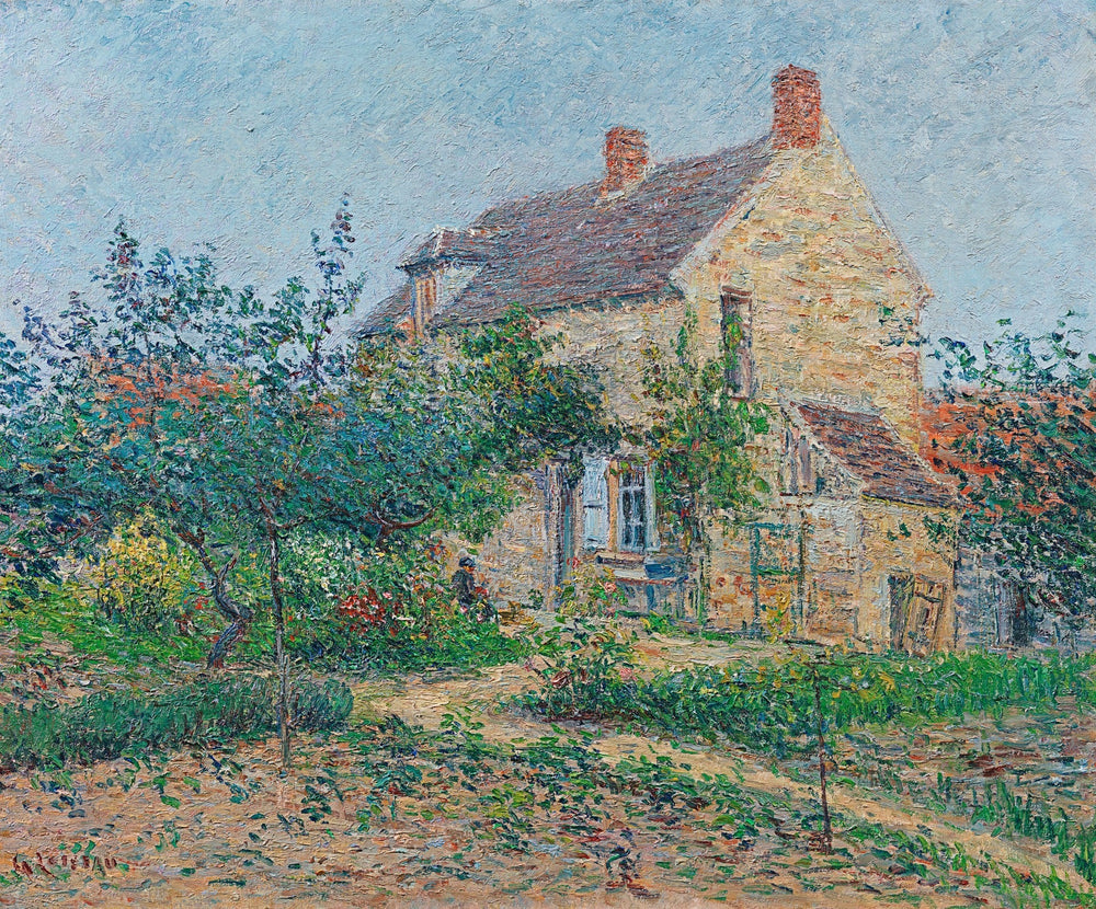 La maison de la mère XIV, Nesles-la-Vallée - Gustave Loiseau image 1 reproduction d’œuvre d’art à l’huile