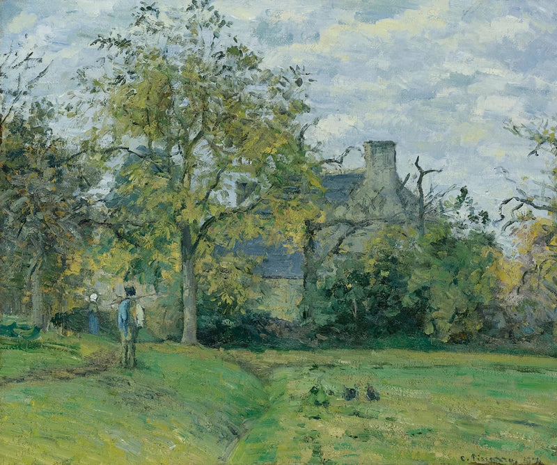 Piette-huset i Montfoucault - Camille Pissarro