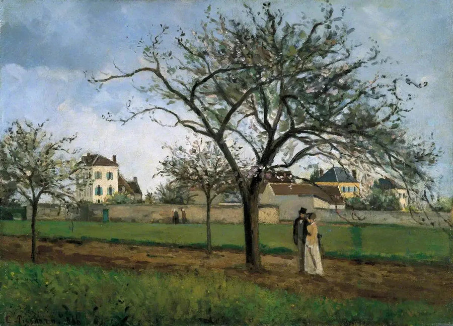 Fader Gallien's hus, Pontoise - Camille Pissarro
