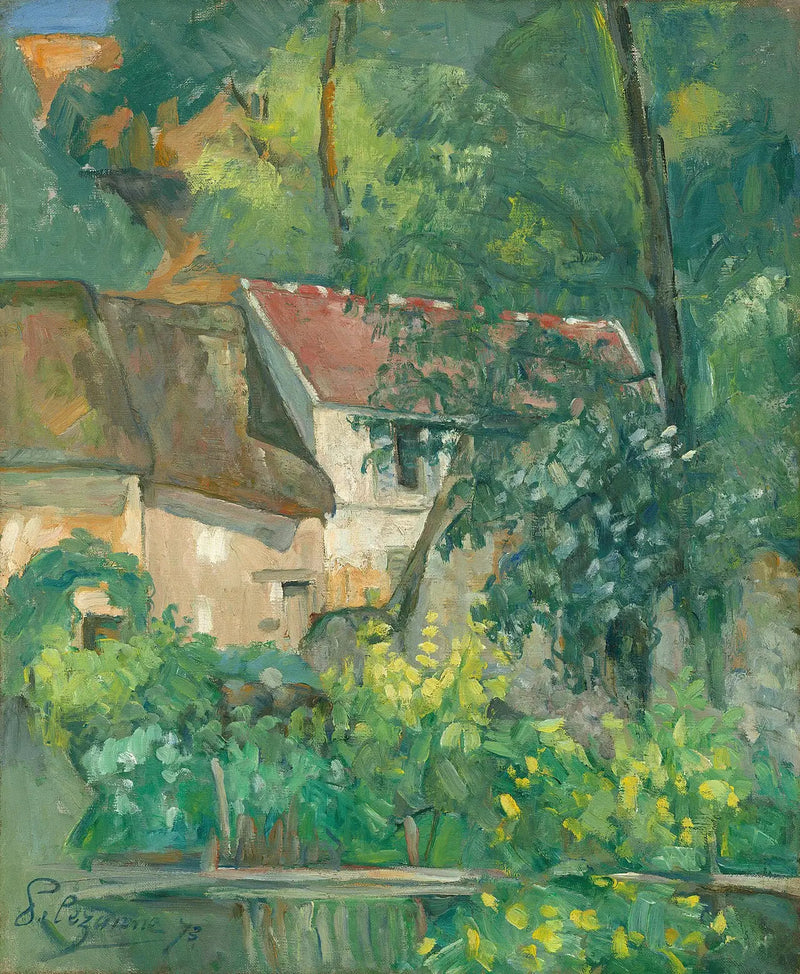 Fader Lacroix' hus, Auvers-sur-Oise - Paul Cézanne