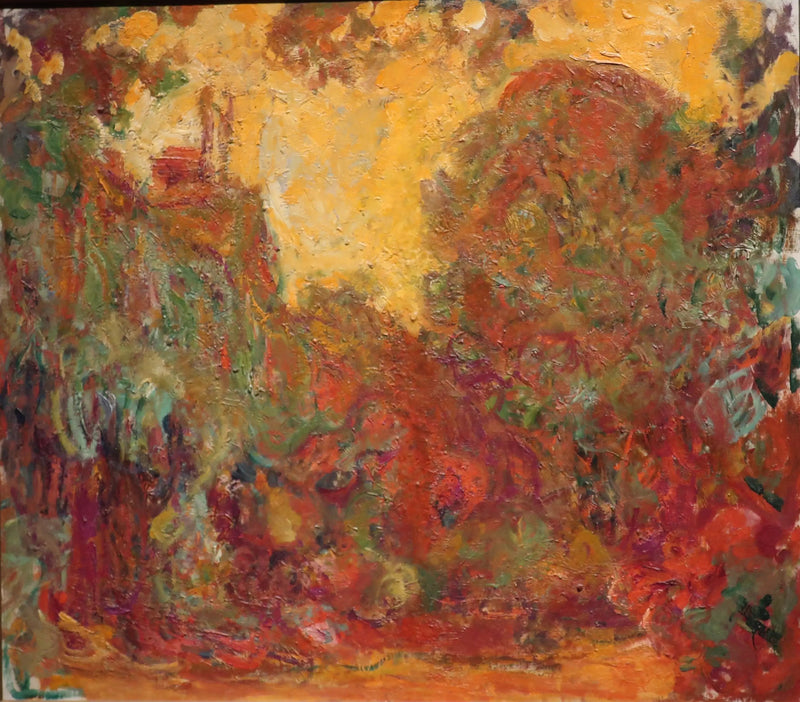 Huset set fra rosenhaven - Claude Monet