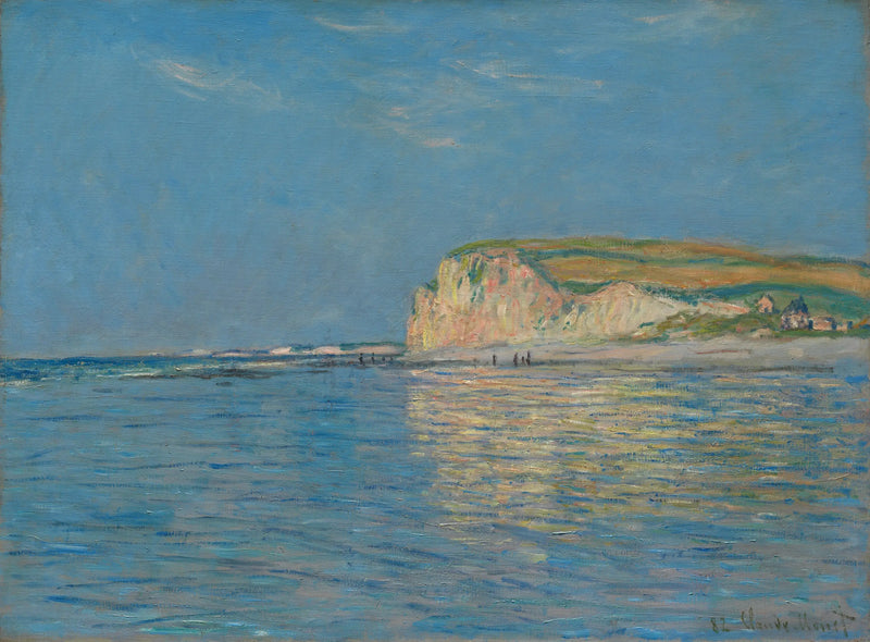 Lavvande ved Pourville, nær Dieppe, i 1882 - Claude Monet