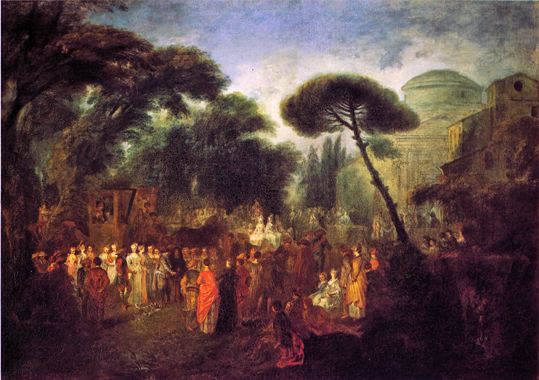 Landsbybruden - Antoine Watteau