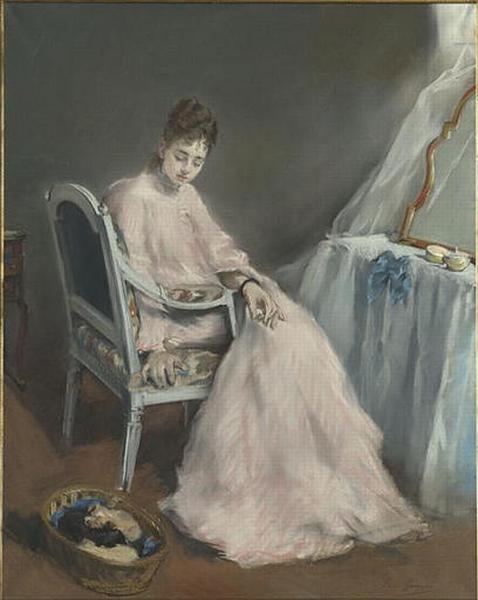 Den Rose Morgen - Eva Gonzalès