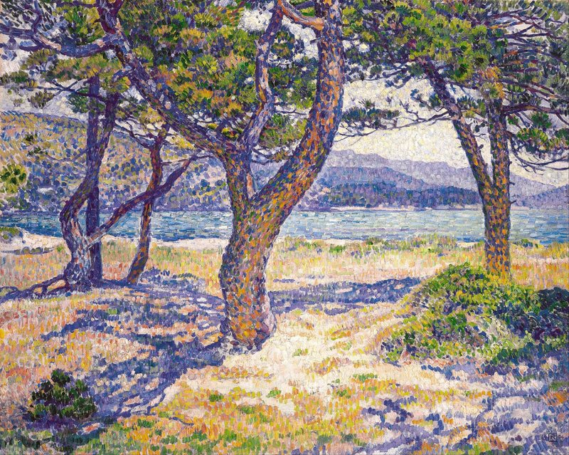 Middelhavet ved Lavandou - Théo van Rysselberghe