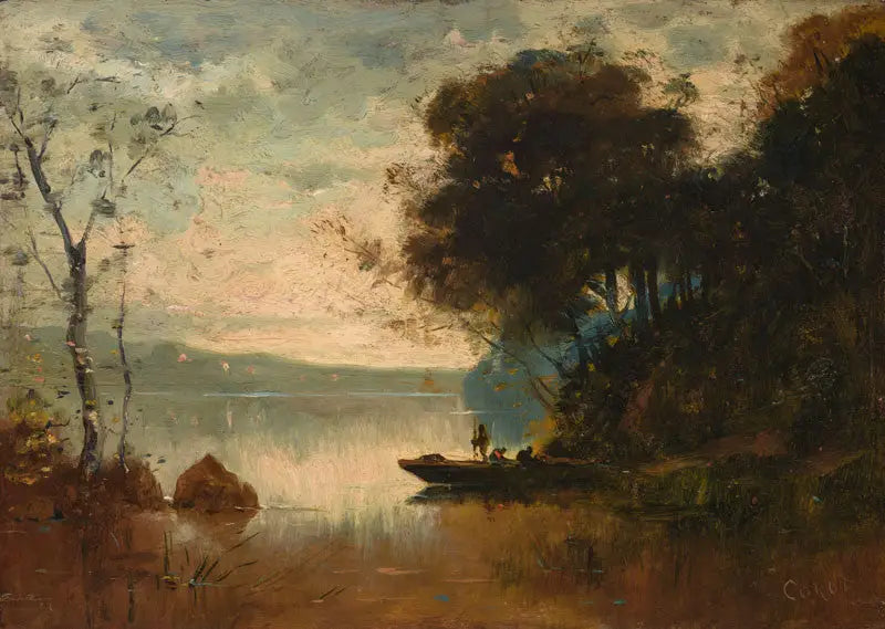 Rivas hukommelse - Jean-Baptiste Camille Corot