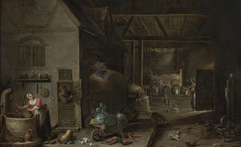 Den Flamske Husgerning - David Teniers den Yngre
