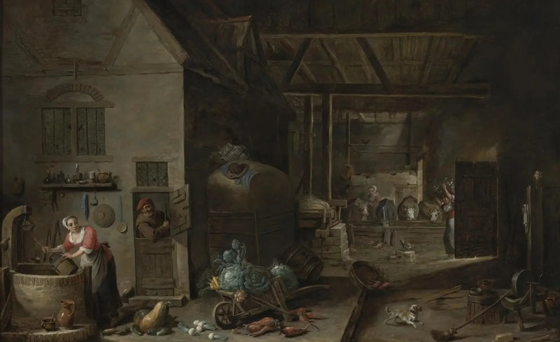 Den Flamske Husgerning - David Teniers den Yngre