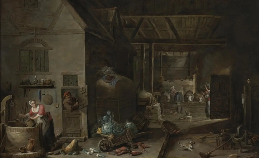 Den Flamske Husgerning - David Teniers den Yngre