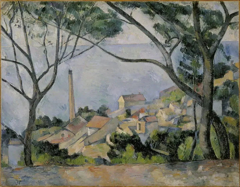 Havet ved l'Estaque - Paul Cézanne