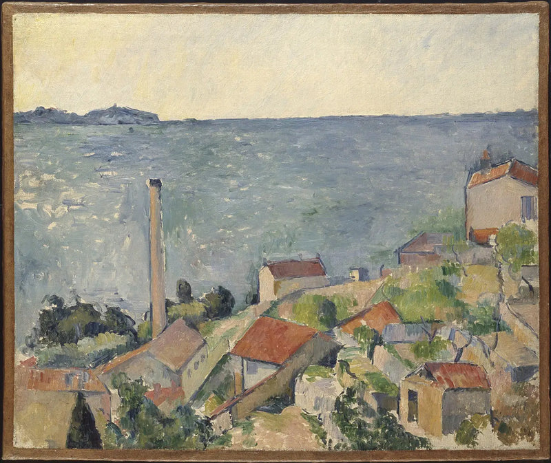Havet ved L'Estaque - Paul Cézanne