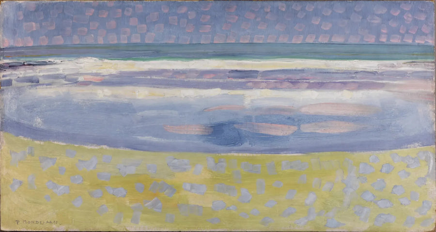 Havet efter solnedgang - Piet Mondrian