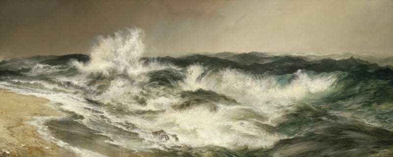 Havet, der genlyder meget - Thomas Moran