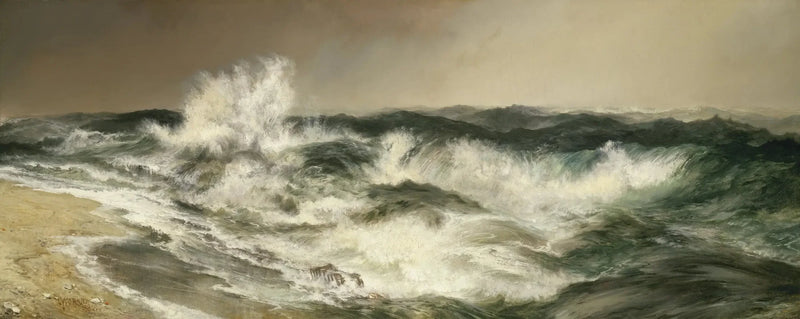 Havet, der genlyder meget - Thomas Moran
