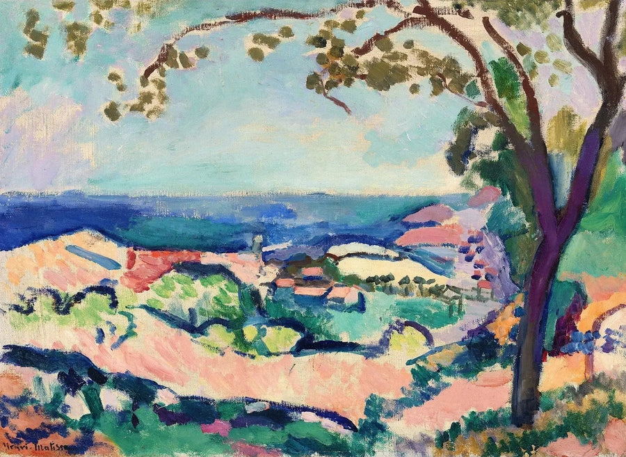 Havet set fra Collioure - Henri Matisse