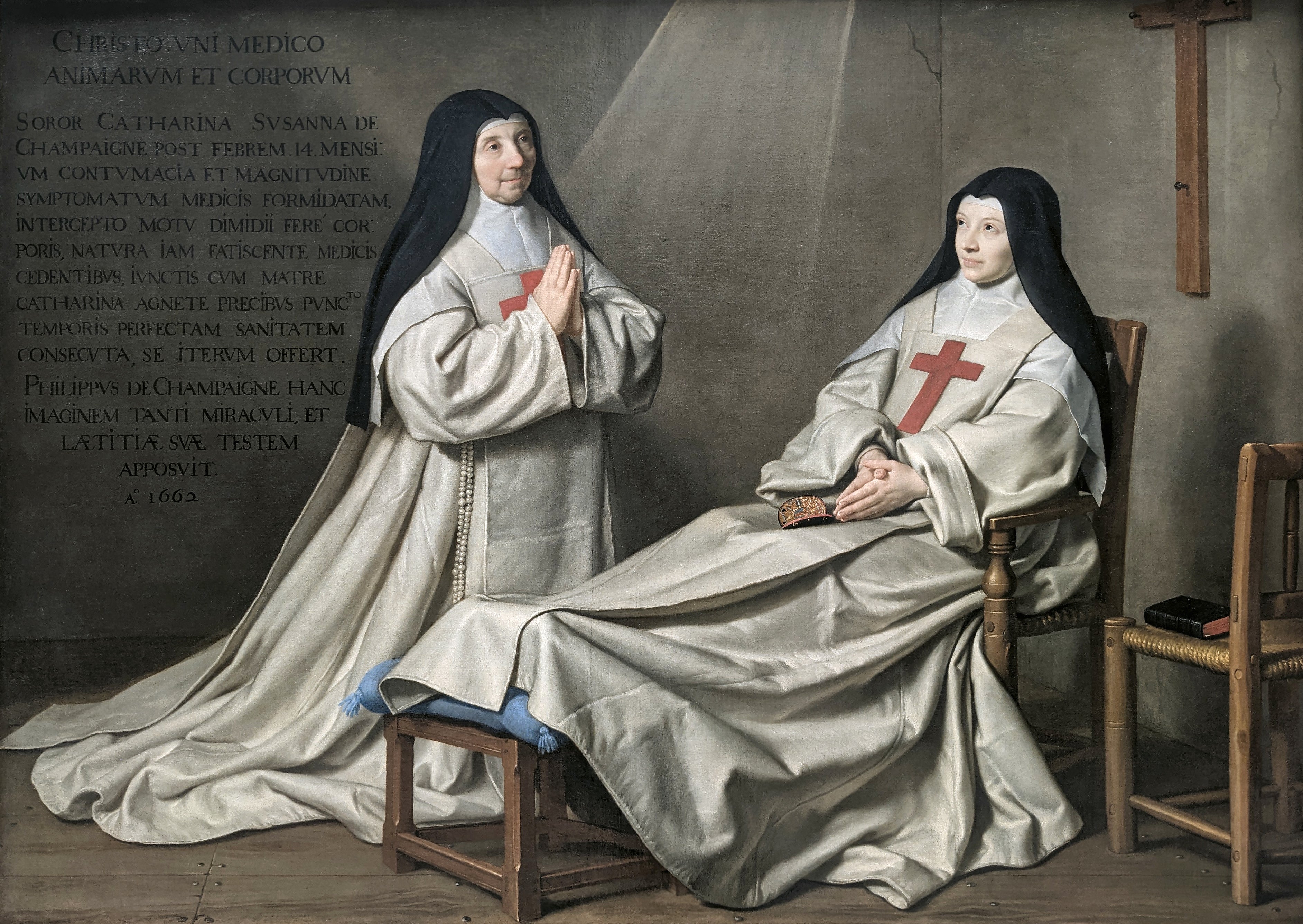 La Mère Catherine-Agnès Arnault og søsteren Catherine de Sainte Suzanne de Champaigne - Philippe de Champaigne