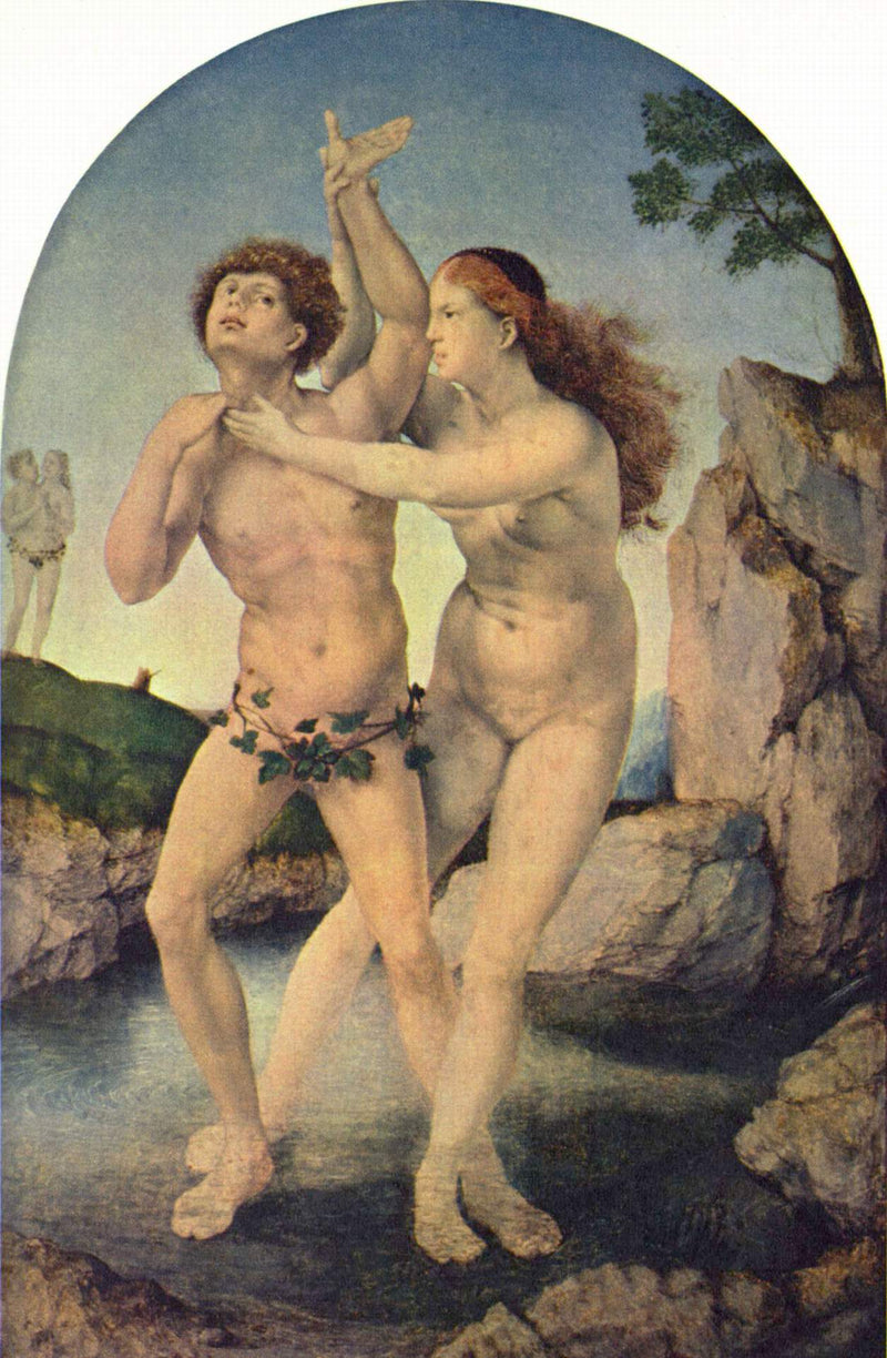 Hermaphroditens og Salmacis' forvandling - Jan Gossaert