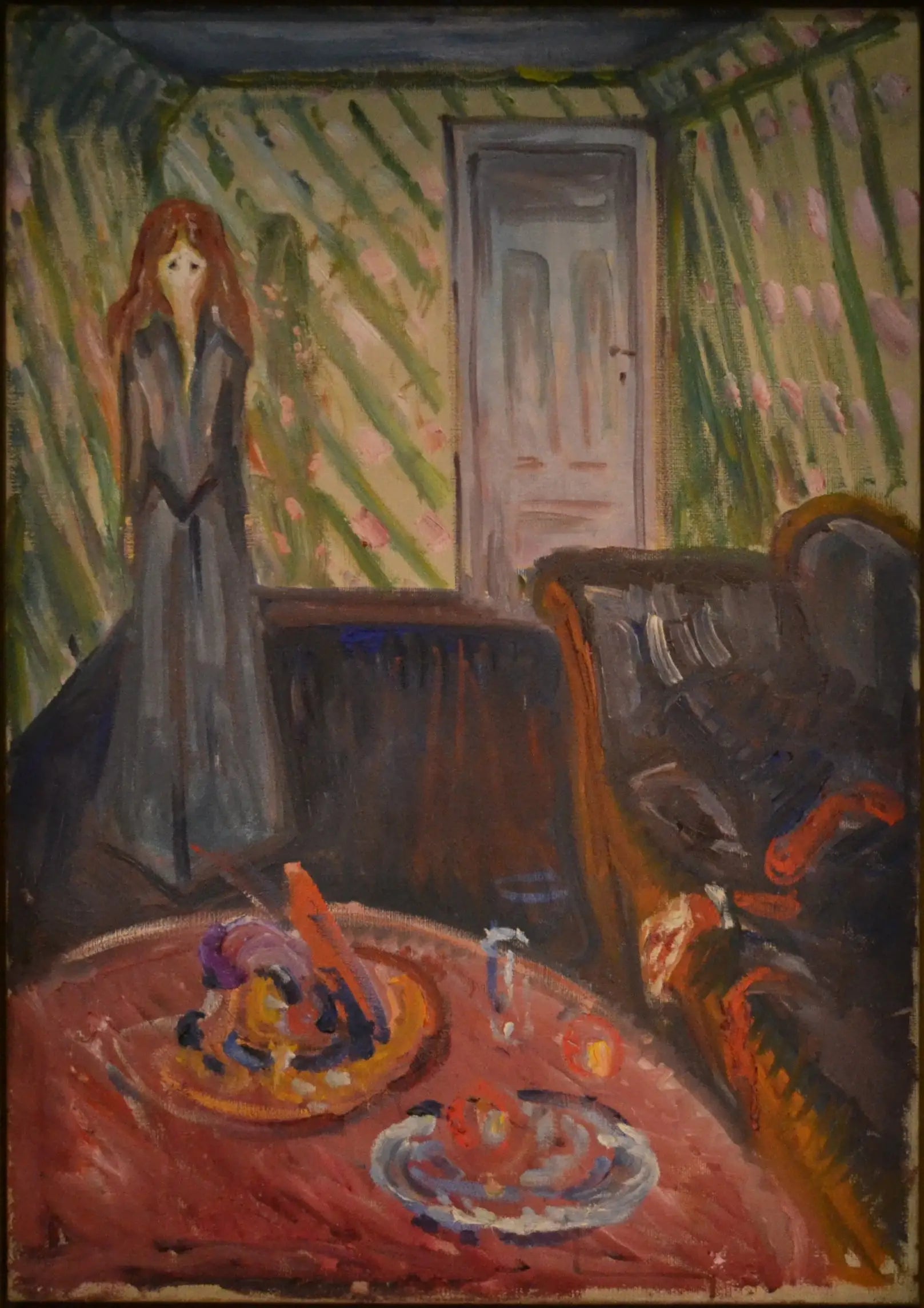 La Meurtrière - Edvard Munch image 1 copie de tableau peinte à la main