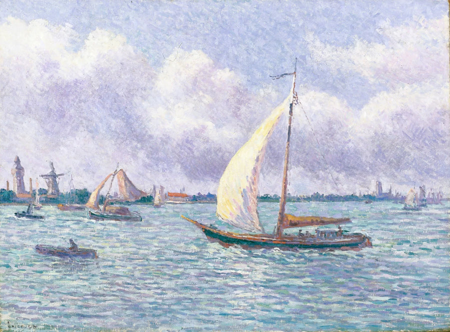 La Meuse nær Dordrecht - Maximilien Luce
