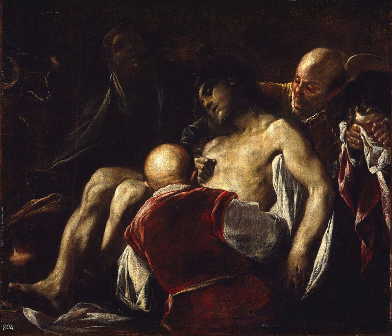 Kristi Gravlæggelse - Luca Giordano