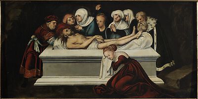 Kristi Gravlæggelse - Lucas Cranach den Ældre